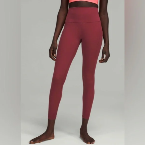 Lululemon Align High-Rise Pant with Pockets 25" Mulled Wine - Picture 2 of 9